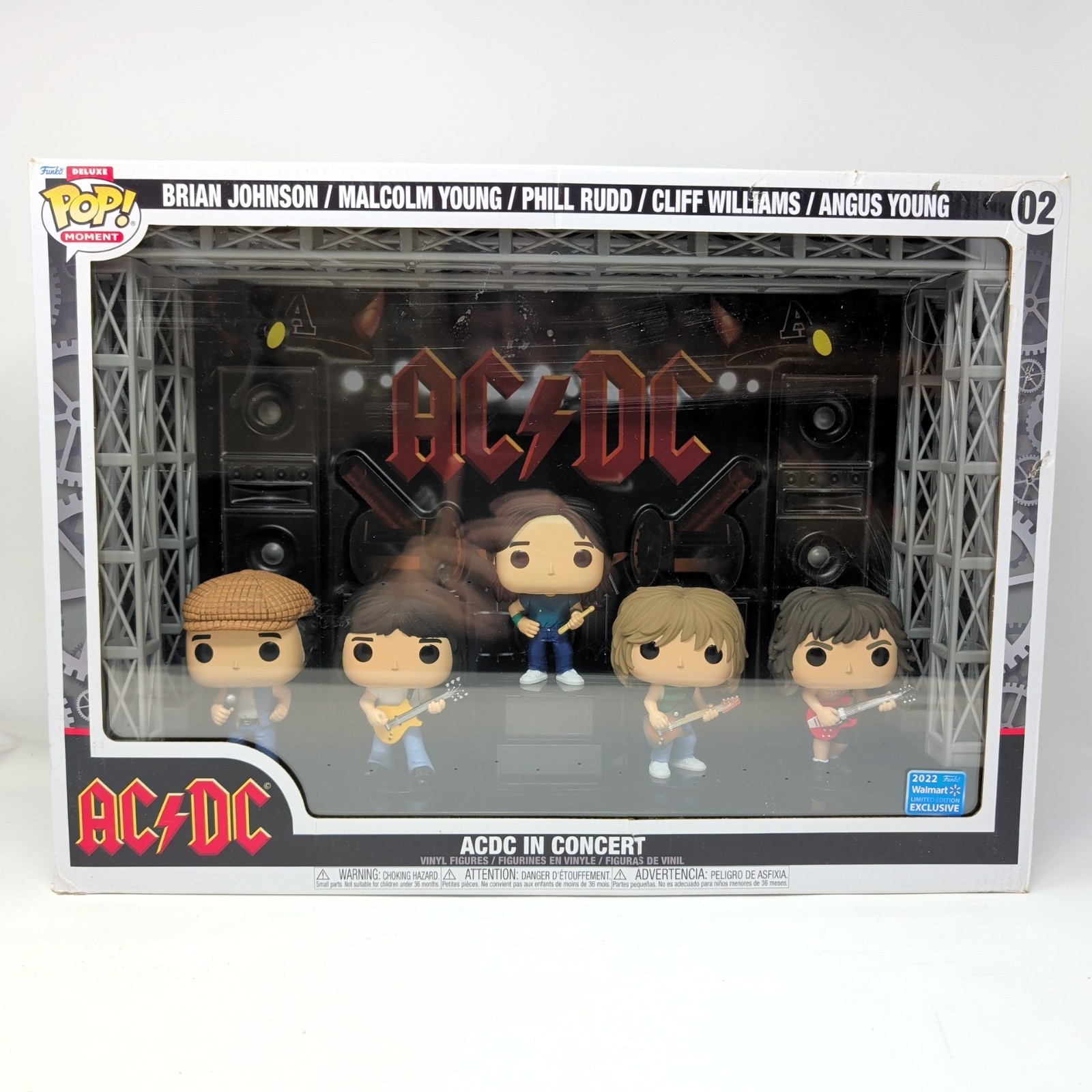 Open Box, Funko Pop Moment Deluxe: AC/DC in Concert Vinyl Figures Open Box, Funko Pop Moment Deluxe: AC/DC in Concert Vinyl Figures
