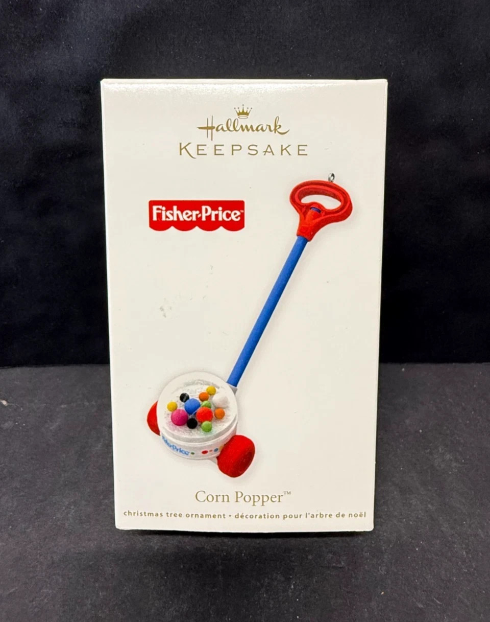 Hallmark Ornament 2012 Corn Popper Fisher Price NIB-10.24-139 Hallmark Ornament 2012 Corn Popper Fisher Price NIB-10.24-139