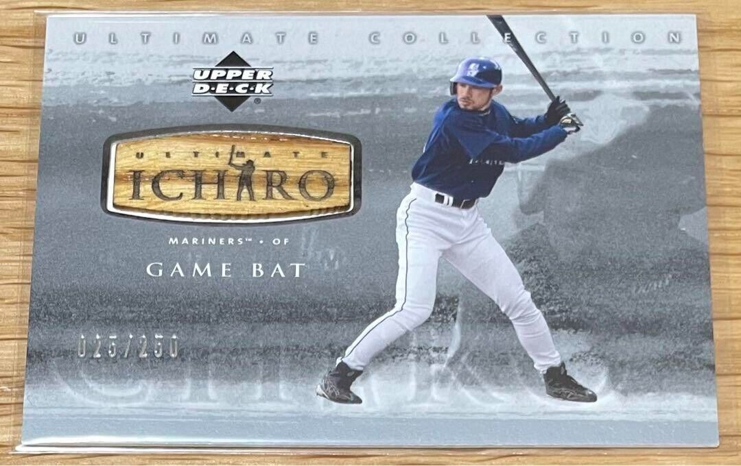 2001 Ultimate Collection Ichiro RC Game-Bat Limited 25/250 Card Rare from Japan