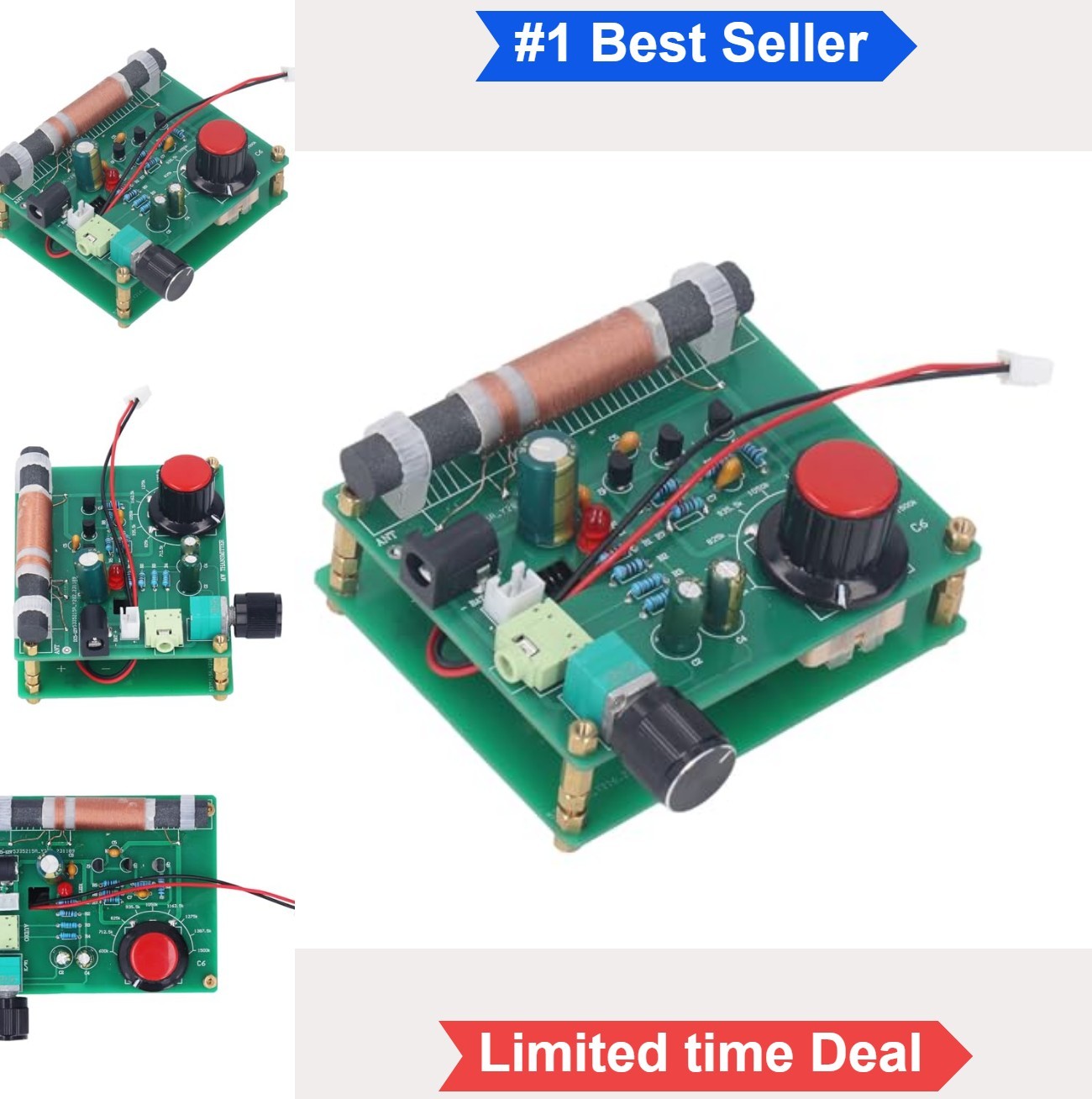 AM Transmitter 600KHz-1500KHz 5-12V 3.5mm Headphone Jack Portable Radio