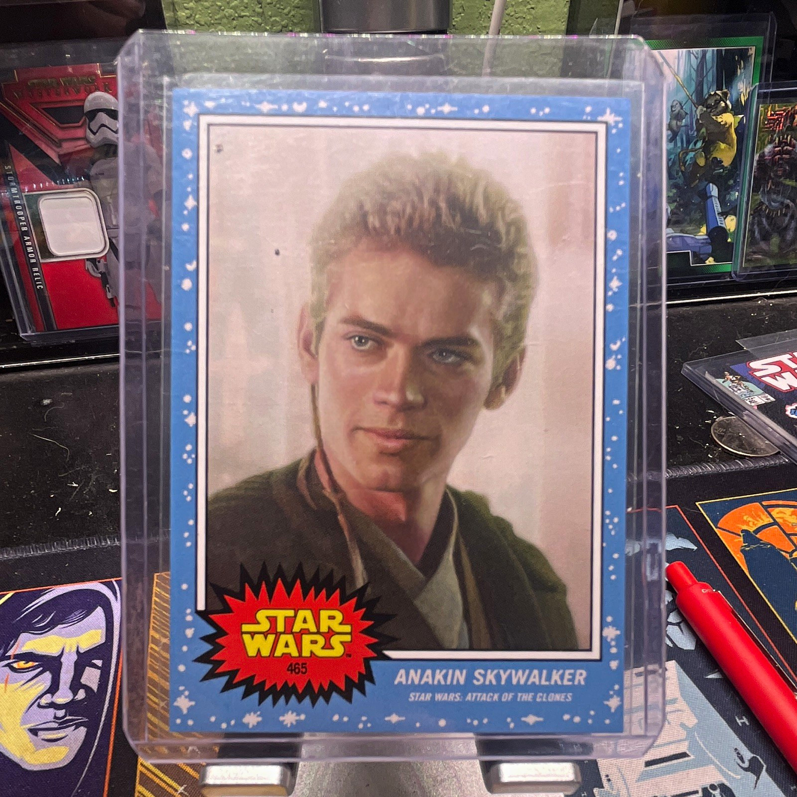 Topps Star Wars Living Set Anakin Skywalker #465 Non-Sport Card Topps Star Wars Living Set Anakin Skywalker #465 Non-Sport Card