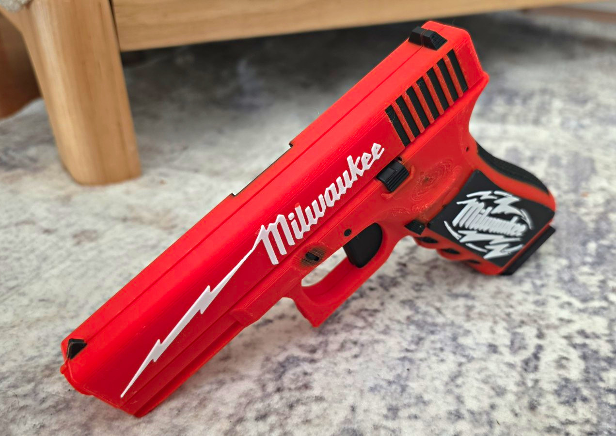 Milwaukee M18 FUEL Style 3D Printed Magnetic Decorative Piece Tool Box Decor