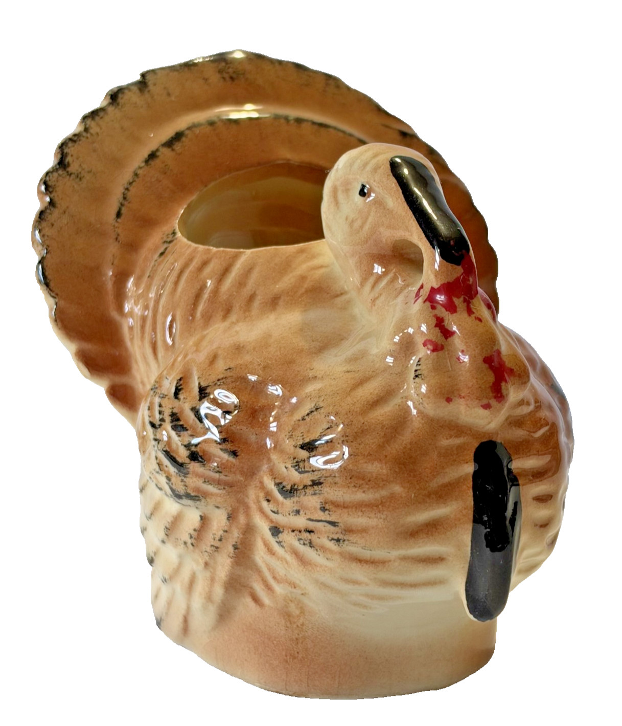 Morton Pottery Ceramic Turkey Planter 5 x 4 1/2 In Vintage Thanksgiving Fall Morton Pottery Ceramic Turkey Planter 5 x 4 1/2 In Vintage Thanksgiving Fall