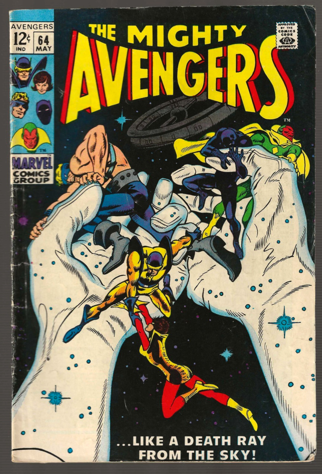 The Avengers # 64 (4.5) Marvel 5/1969 Late Silver-Age 12c Comic Black Panther The Avengers # 64 (4.5) Marvel 5/1969 Late Silver-Age 12c Comic Black Panther
