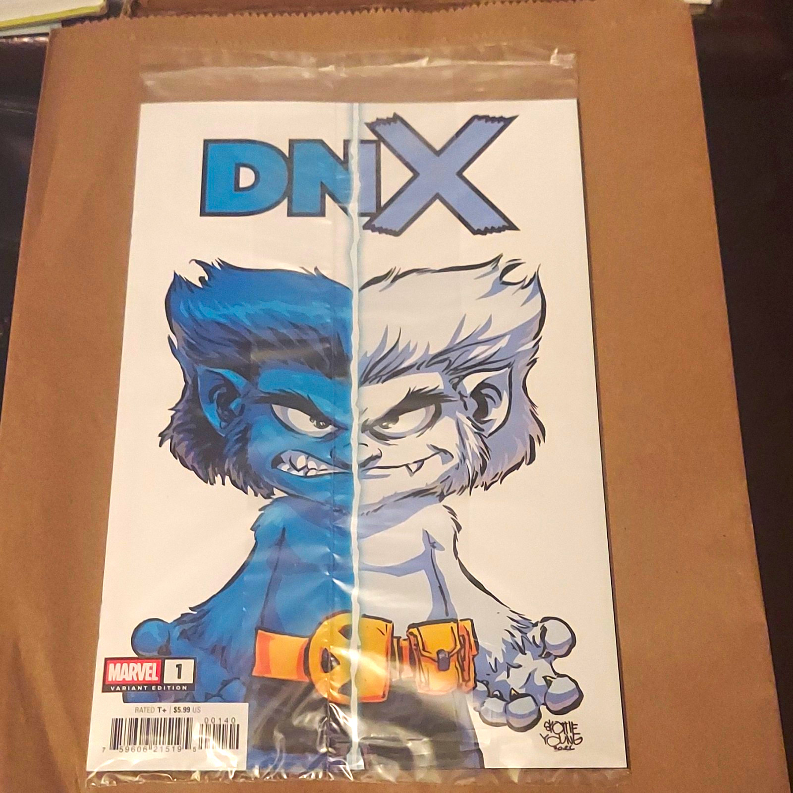 Marvel DNX #1 Variant Cover Blind Bag Box Special Edition 1:25 Ratio Bagged New Marvel DNX #1 Variant Cover Blind Bag Box Special Edition 1:25 Ratio Bagged New