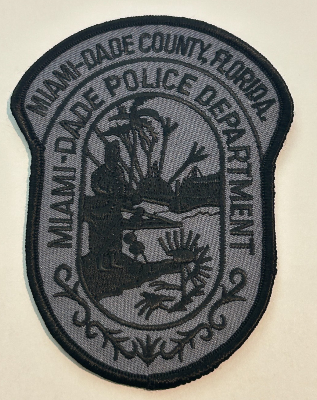 Vintage Miami Dade County Florida Police Subdued Patch Unused Vintage Miami Dade County Florida Police Subdued Patch Unused