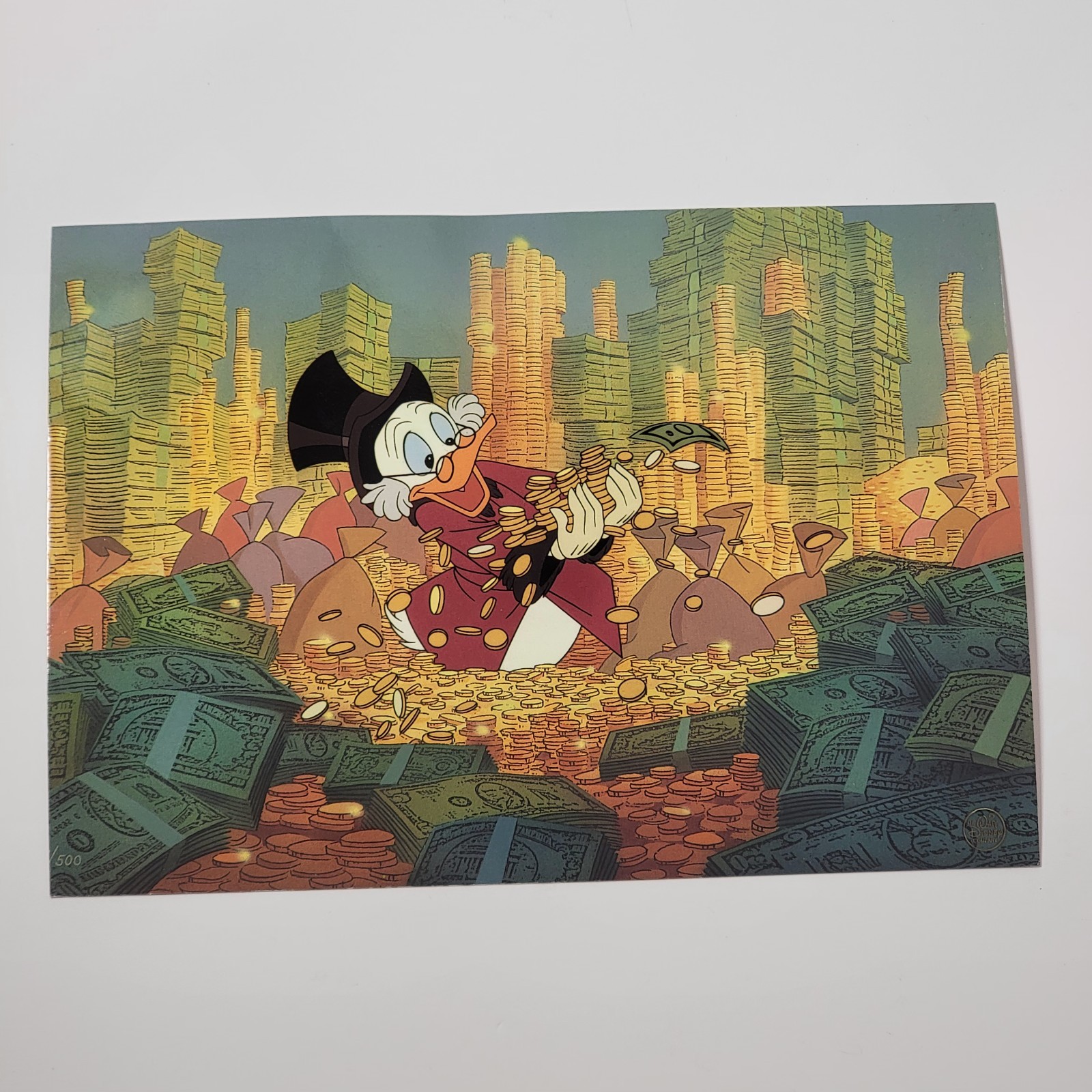 Vtg Uncirculated Walt Disney Studios Animation Scrooge McDuck Money Postcard PA Vtg Uncirculated Walt Disney Studios Animation Scrooge McDuck Money Postcard PA