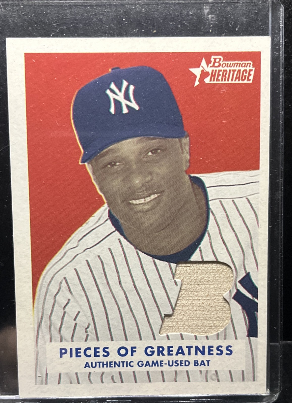 2006 Bowman Heritage - Pieces of Greatness Robinson Cano #PG-RC (MEM)