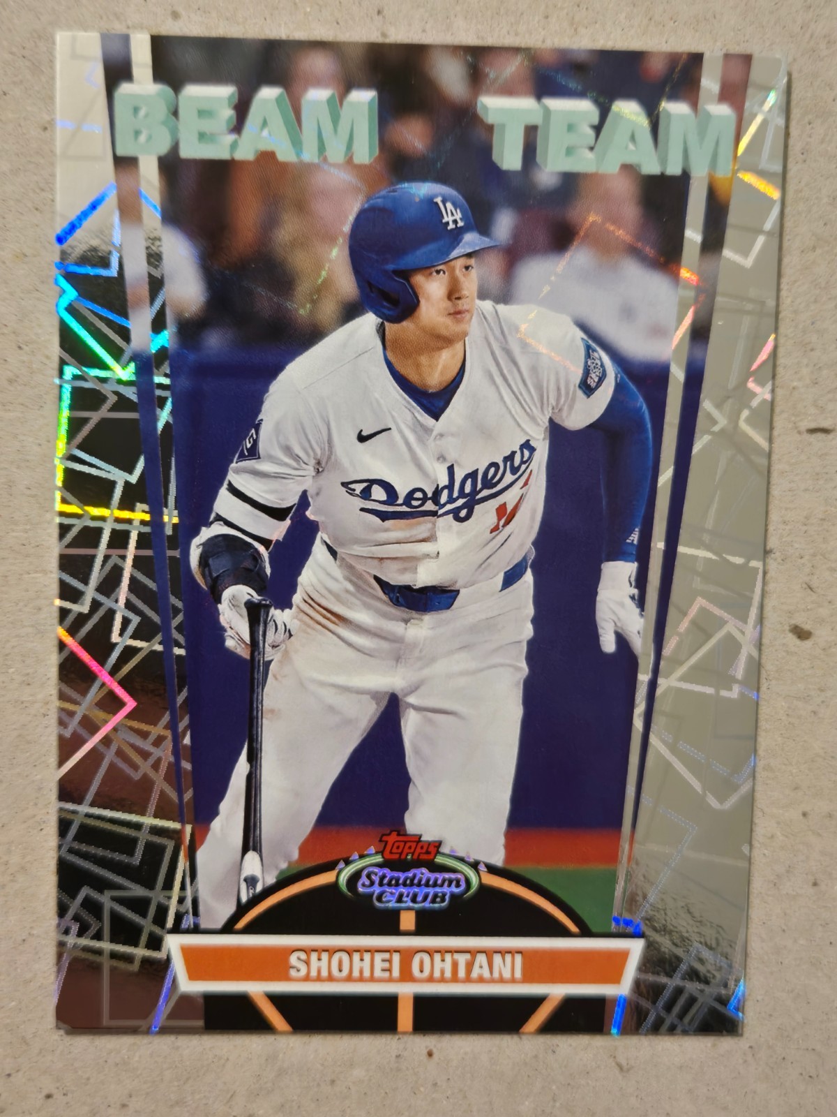 2024 TOPPS STADIUM CLUB SHOHEI OHTANI BEAM TEAM SSP CASE HIT BT-18