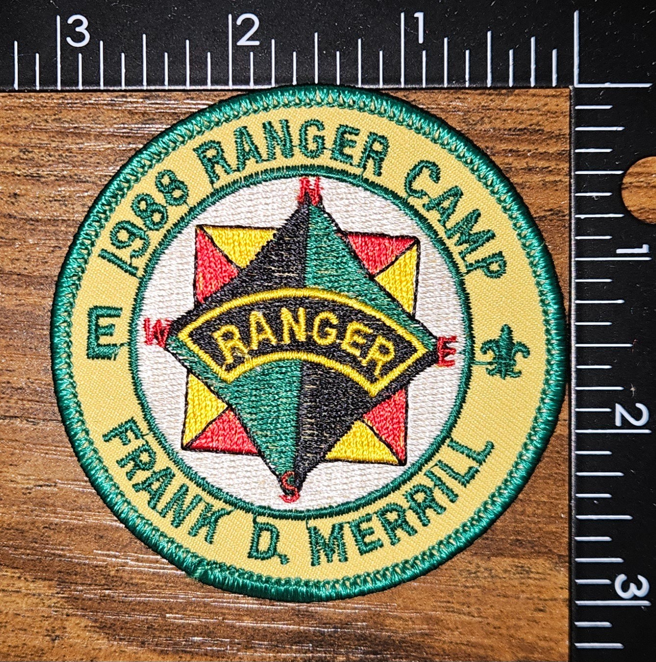 Frank D Merrill 1988 Ranger Camp Boy Scout BSA Ranger Patch Frank D Merrill 1988 Ranger Camp Boy Scout BSA Ranger Patch