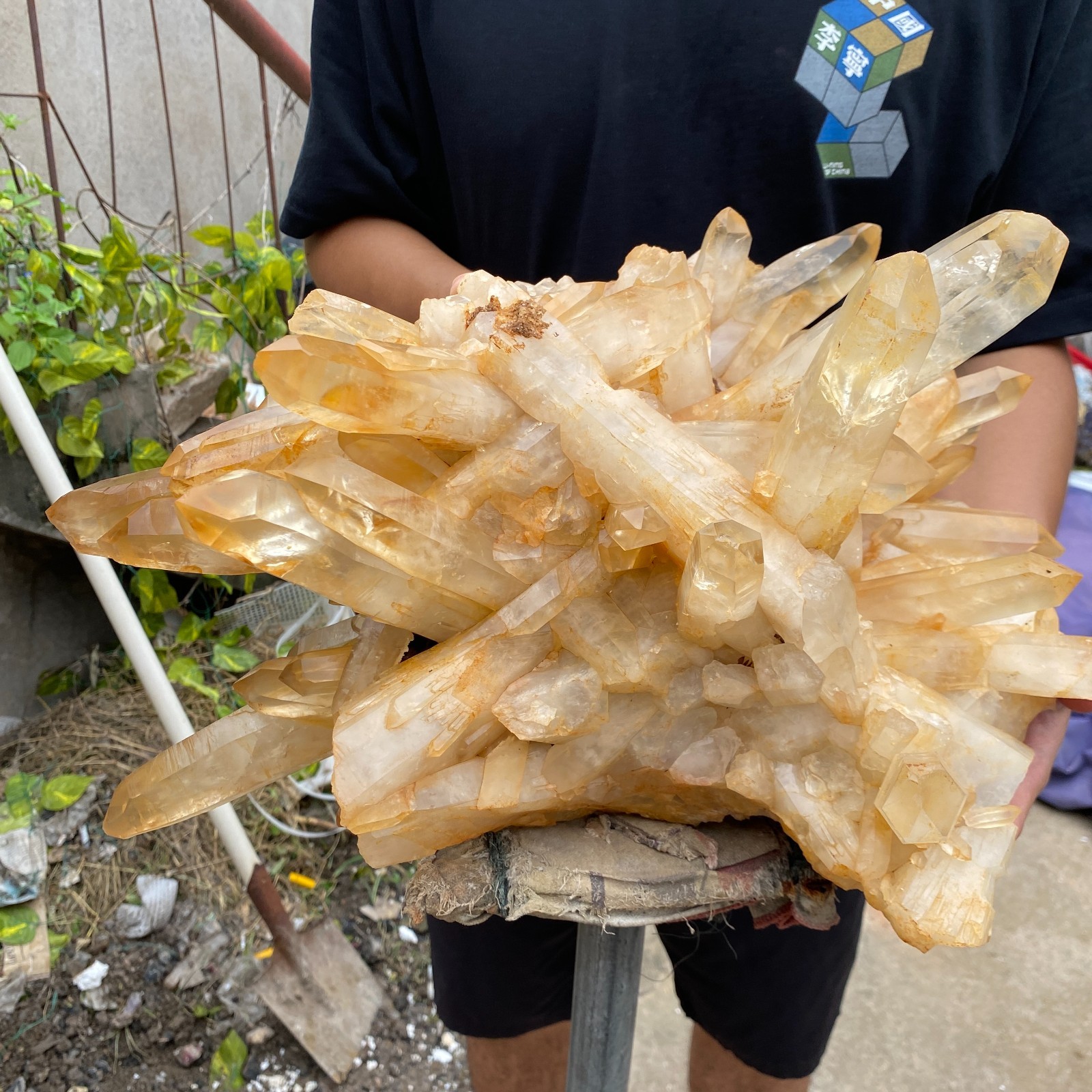 51.9lb Natural Clear White Crystal Quartz Cluster Rough Healing Specimen