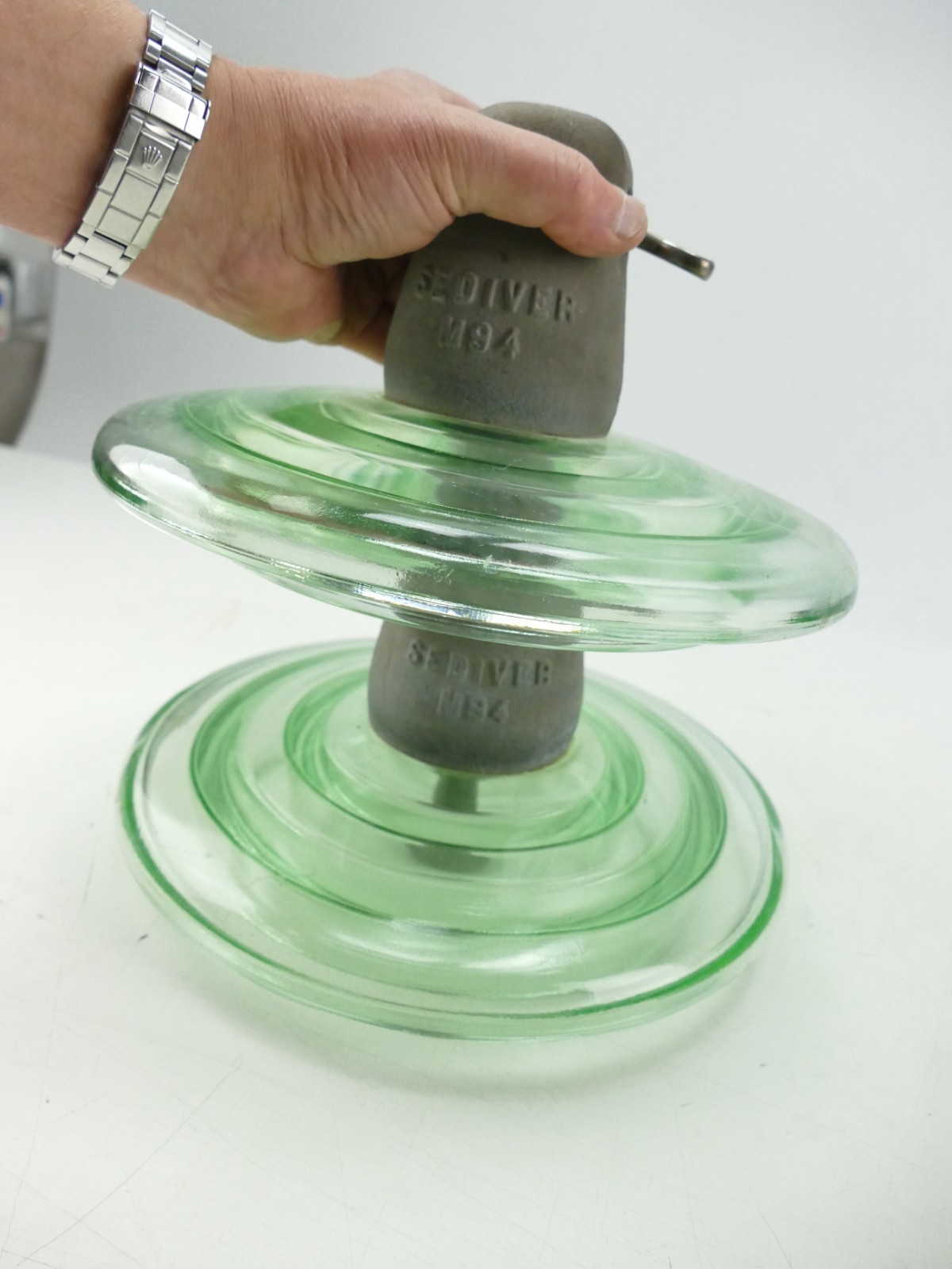 2x SEDIVER M94 U70FN20 80KN Standard Cap Insulator Green Glass 25cm Pro-4140
