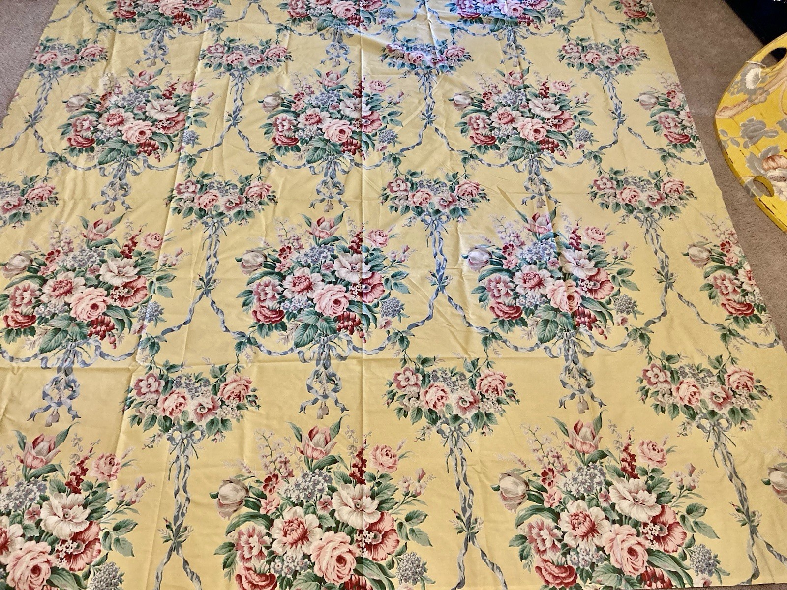 Vintage Ralph Lauren Evelyn Floral Fabric Dead stock 110” X 86” Vintage Ralph Lauren Evelyn Floral Fabric Dead stock 110” X 86”