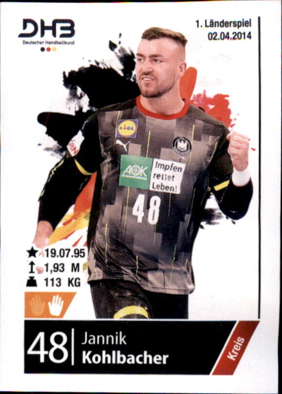 Handball 2021/22 Hybrid - Sticker 398 - Jannik Kohlbacher