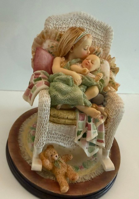 DEMDACO Mama Says Babies Fresh From Heaven Girl Figurine 55081 Kathy Fincher DEMDACO Mama Says Babies Fresh From Heaven Girl Figurine 55081 Kathy Fincher