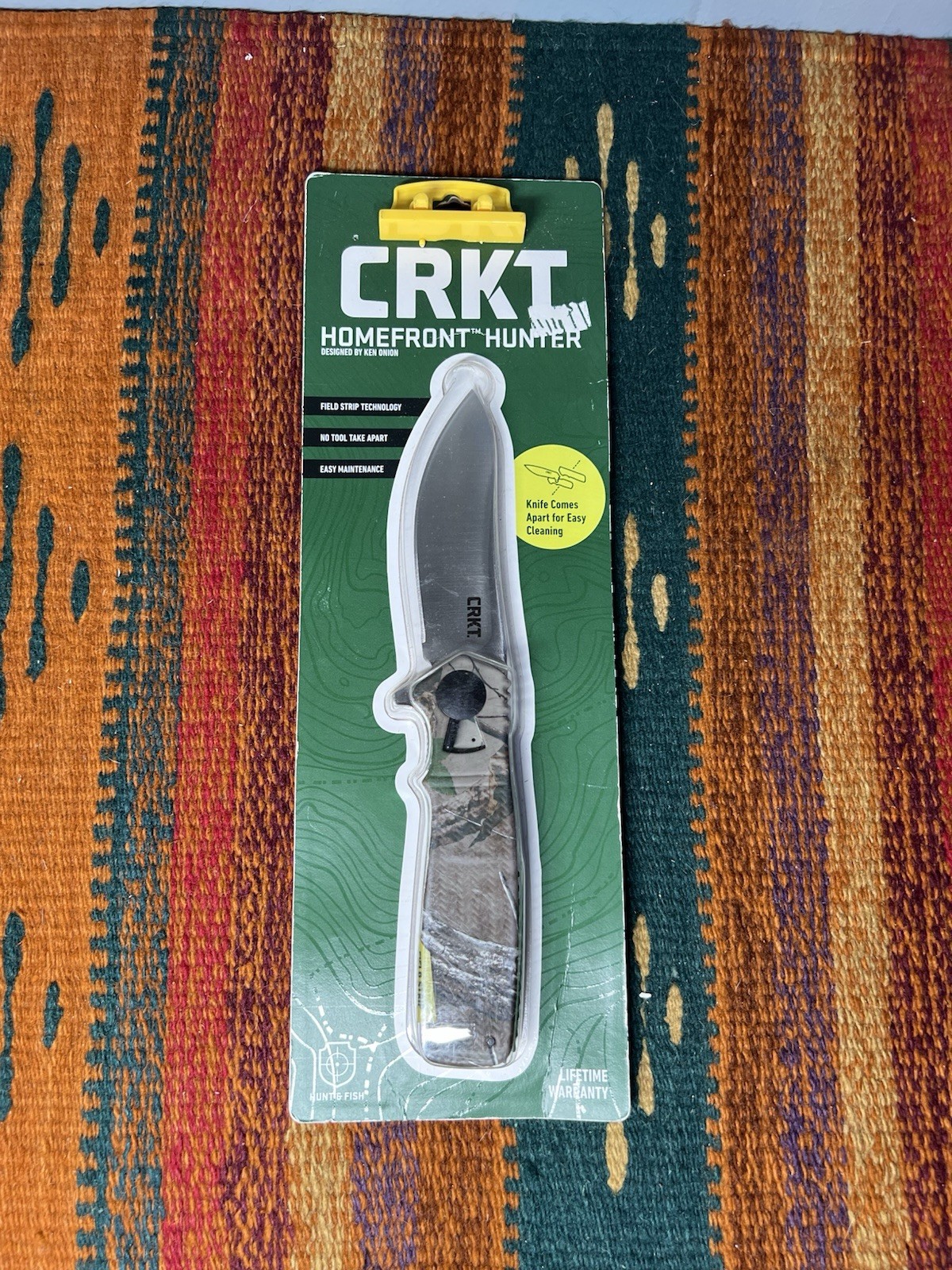 CRKT Homefront Hunter Pocket Knife Ken Onion Camo BRAND NEW CRKT Homefront Hunter Pocket Knife Ken Onion Camo BRAND NEW