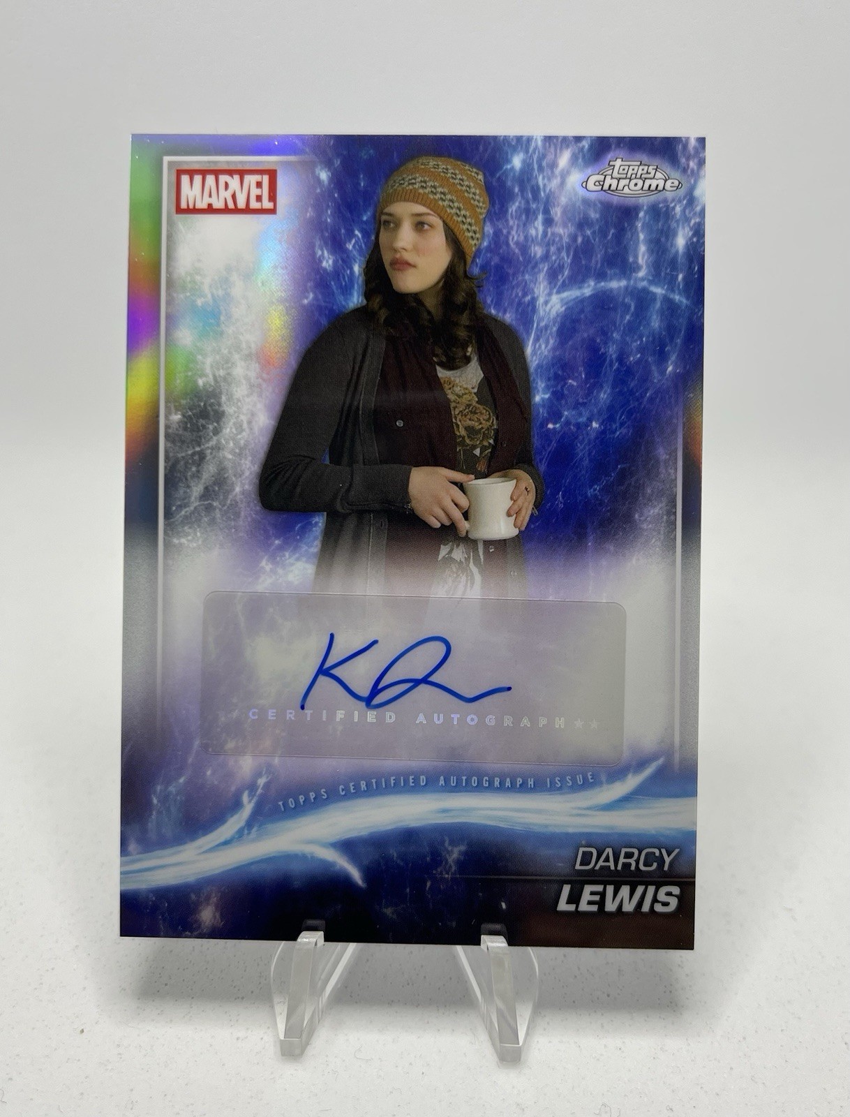 2025 Topps Chrome Marvel Autograph Kat Dennings as Darcy Lewis Auto #AA-KD Thor 2025 Topps Chrome Marvel Autograph Kat Dennings as Darcy Lewis Auto #AA-KD Thor