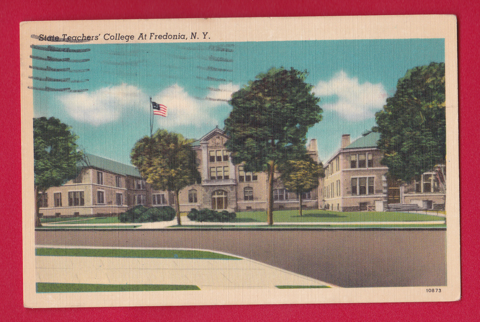 NEW YORK- STATE TEACHERS\' COLLEGE AT FREDONIA VINTAGE PC. USED 3399 NEW YORK- STATE TEACHERS\' COLLEGE AT FREDONIA VINTAGE PC. USED 3399