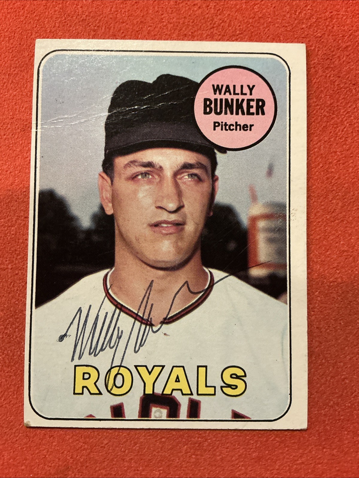 Wally Bunker 🔥🔥MLB: 1969 Topps 🔥🔥Autograph🔥🔥 Wally Bunker 🔥🔥MLB: 1969 Topps 🔥🔥Autograph🔥🔥