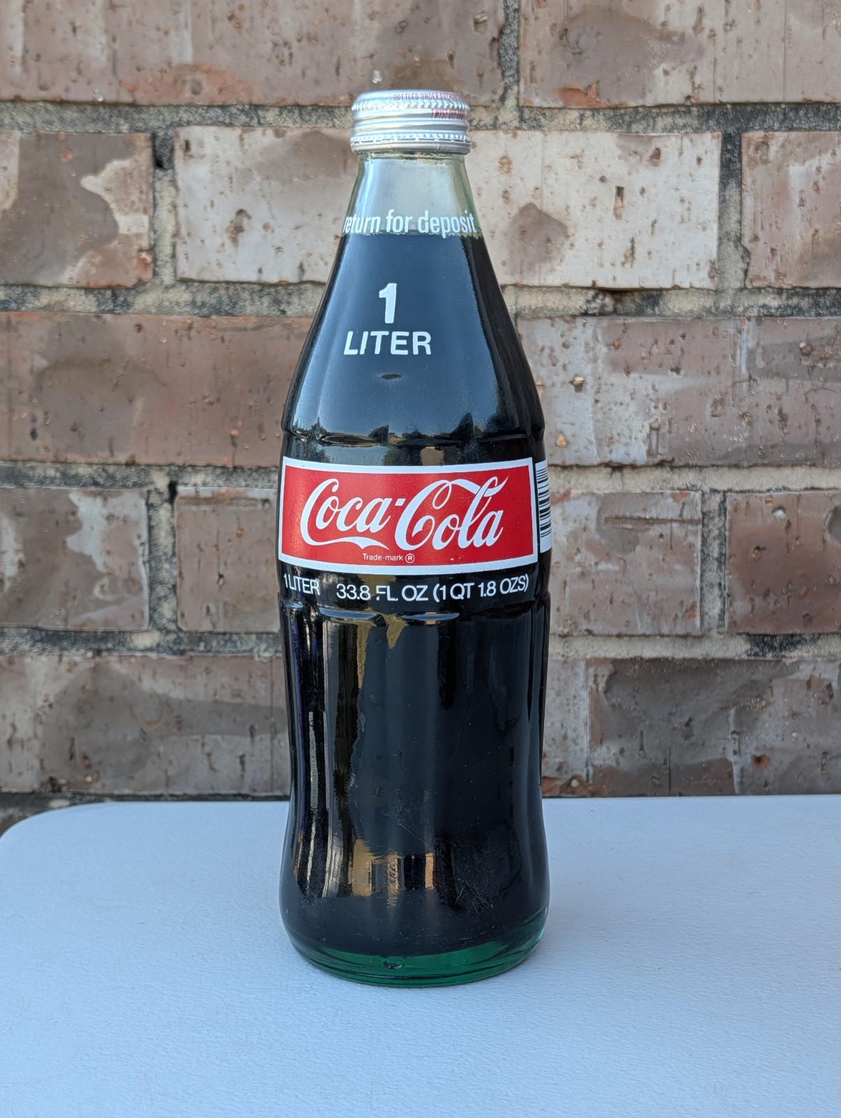 Vintage 1 Liter Coca Cola Bottle Fully Original Sealed With Original Contents Vintage 1 Liter Coca Cola Bottle Fully Original Sealed With Original Contents