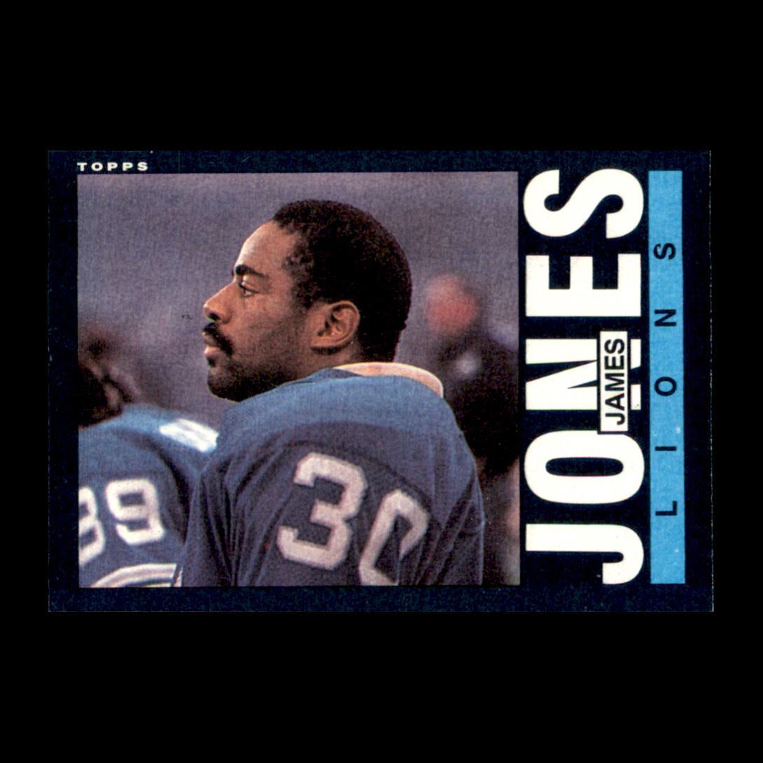 James Jones 1985 Topps Detroit Lions #61 Set Break - Great Vintage