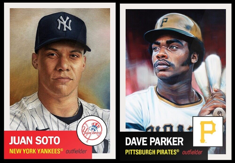 2024 Topps MLB® Living Set® # 719 & 720 DAVE PARKER - JUAN SOTO Pre-Sell