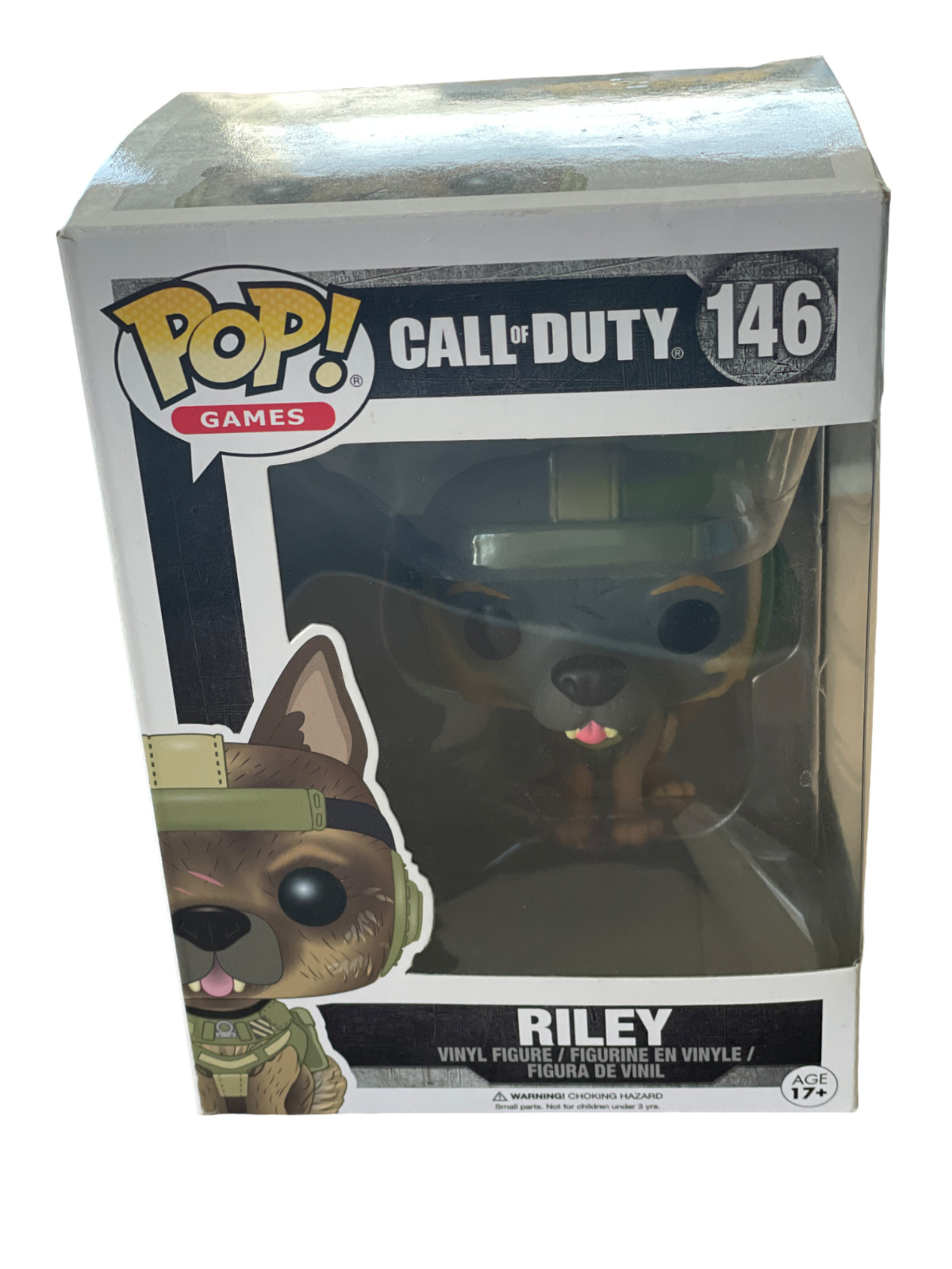 Funko Pop Games: Call Of Duty Riley (Dog) #146 VAULTED New In Box Figure