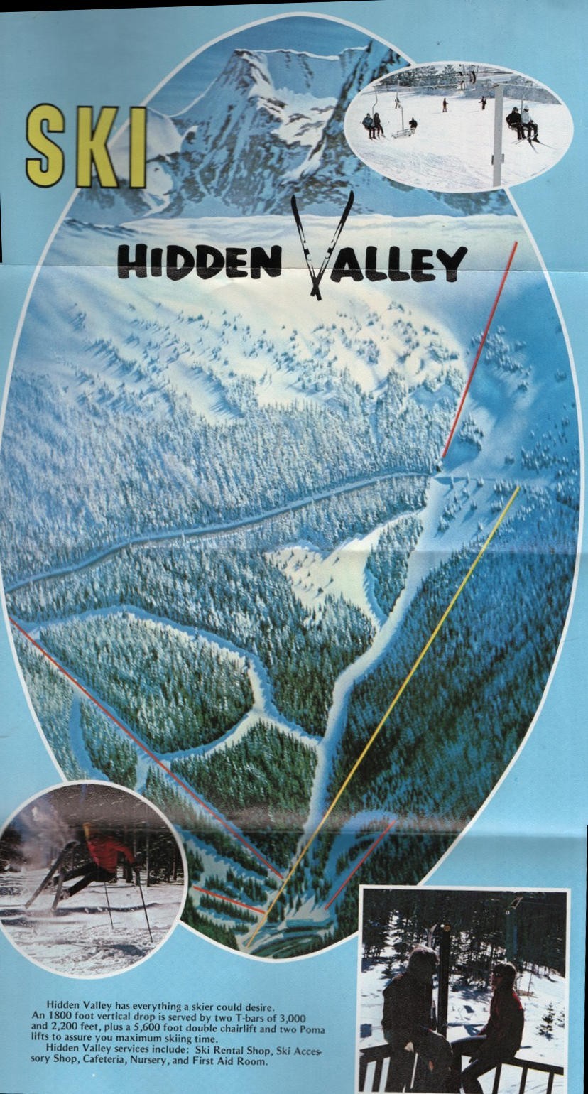 Vintage Hidden Valley Ski Area Brochure Estes Park Colorado Rocky Mountain 1970s Vintage Hidden Valley Ski Area Brochure Estes Park Colorado Rocky Mountain 1970s