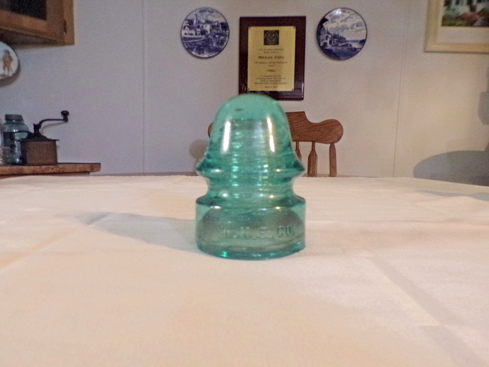 Rare T-H.E. Telephone Telegraph Insulator Rare T-H.E. Telephone Telegraph Insulator