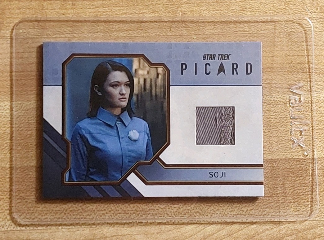 2024 Rittenhouse Star Trek Picard Season 2 & 3 #RC1 Soji Costume Relic Card 2024 Rittenhouse Star Trek Picard Season 2 & 3 #RC1 Soji Costume Relic Card