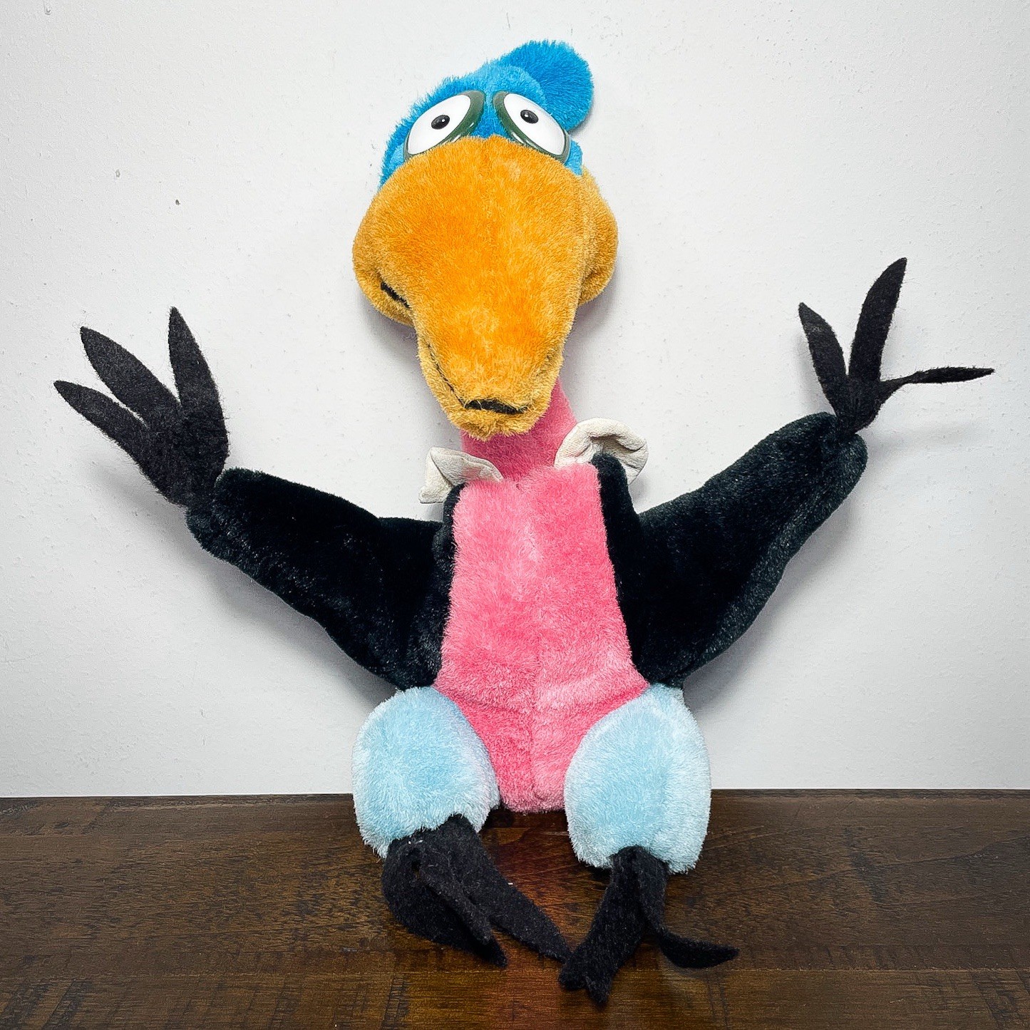 RARE ORIGINAL GERMAN TAG 1988 The Land Before Time Petrie Stuffed Plush Pop Up
