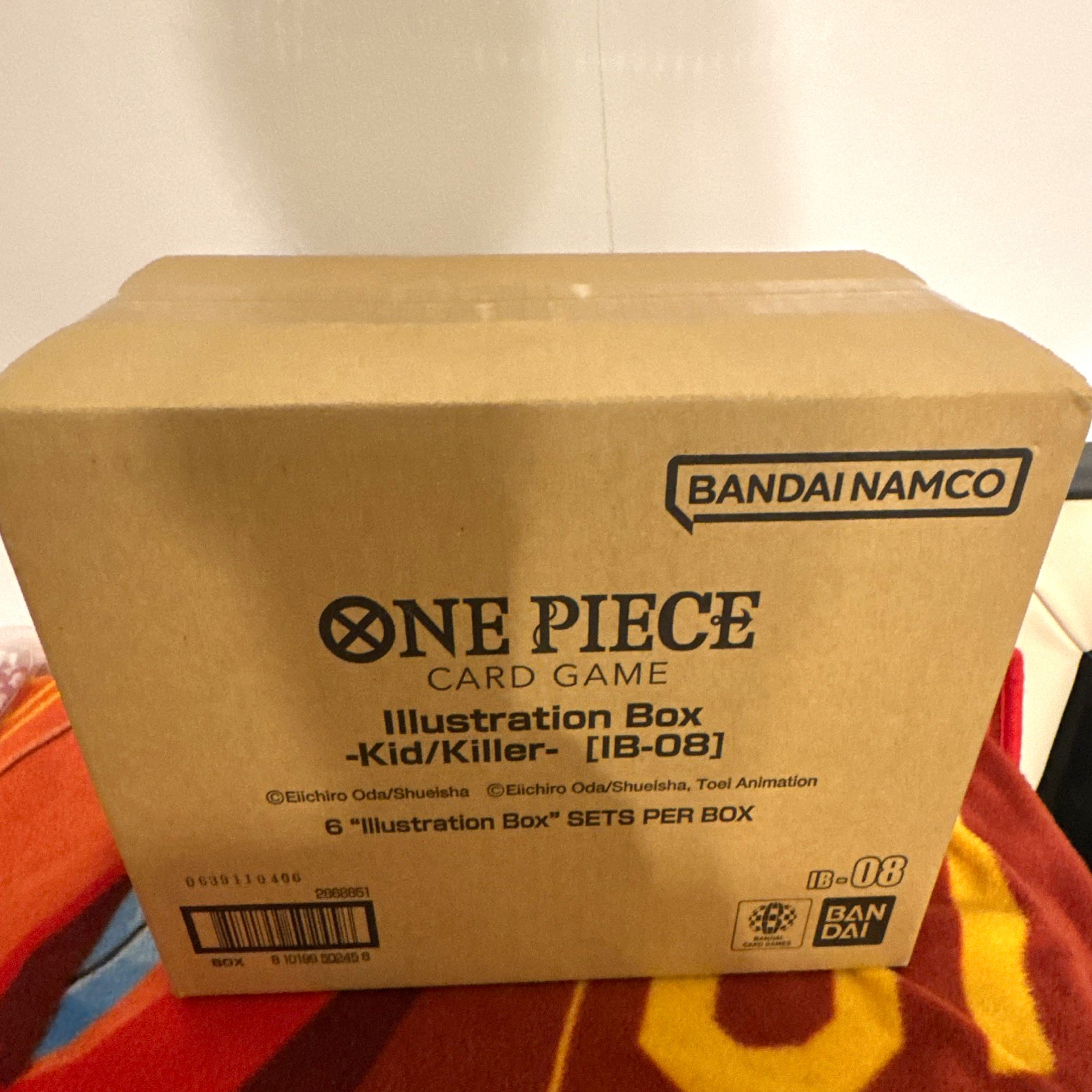 Bandai Namco One Piece Card Game Illustration Box Kid/Killer IB-08 ENG case 