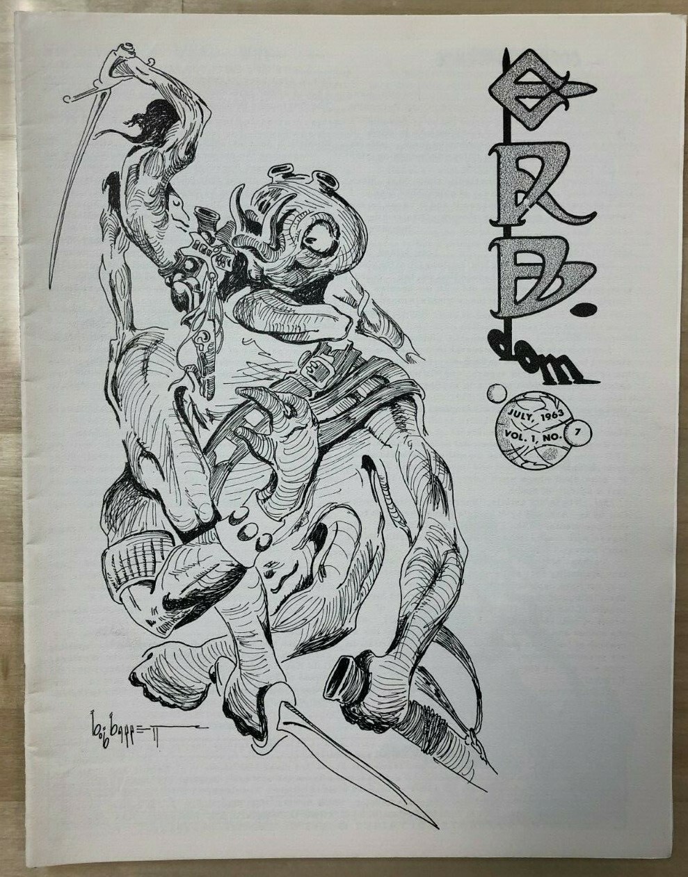 ERB-dom #7 Edgar Rice Burroughs fanzine (1963) FINE+ Mike Resnick & Larry Ivie ERB-dom #7 Edgar Rice Burroughs fanzine (1963) FINE+ Mike Resnick & Larry Ivie