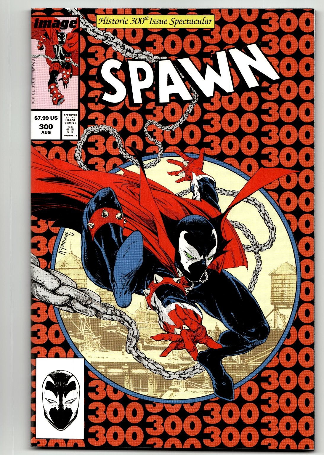 Spawn #300 Image Comics Todd McFarlane Historic Issue 2019 ASM Homage