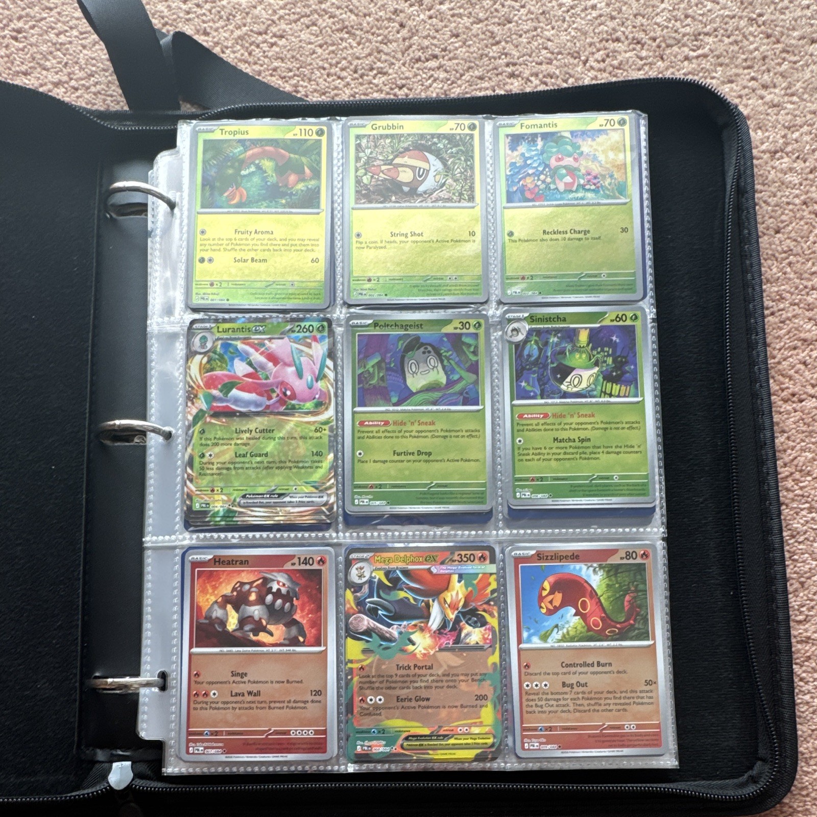 Pokemon Pitch Black 100% master set including Etb promo