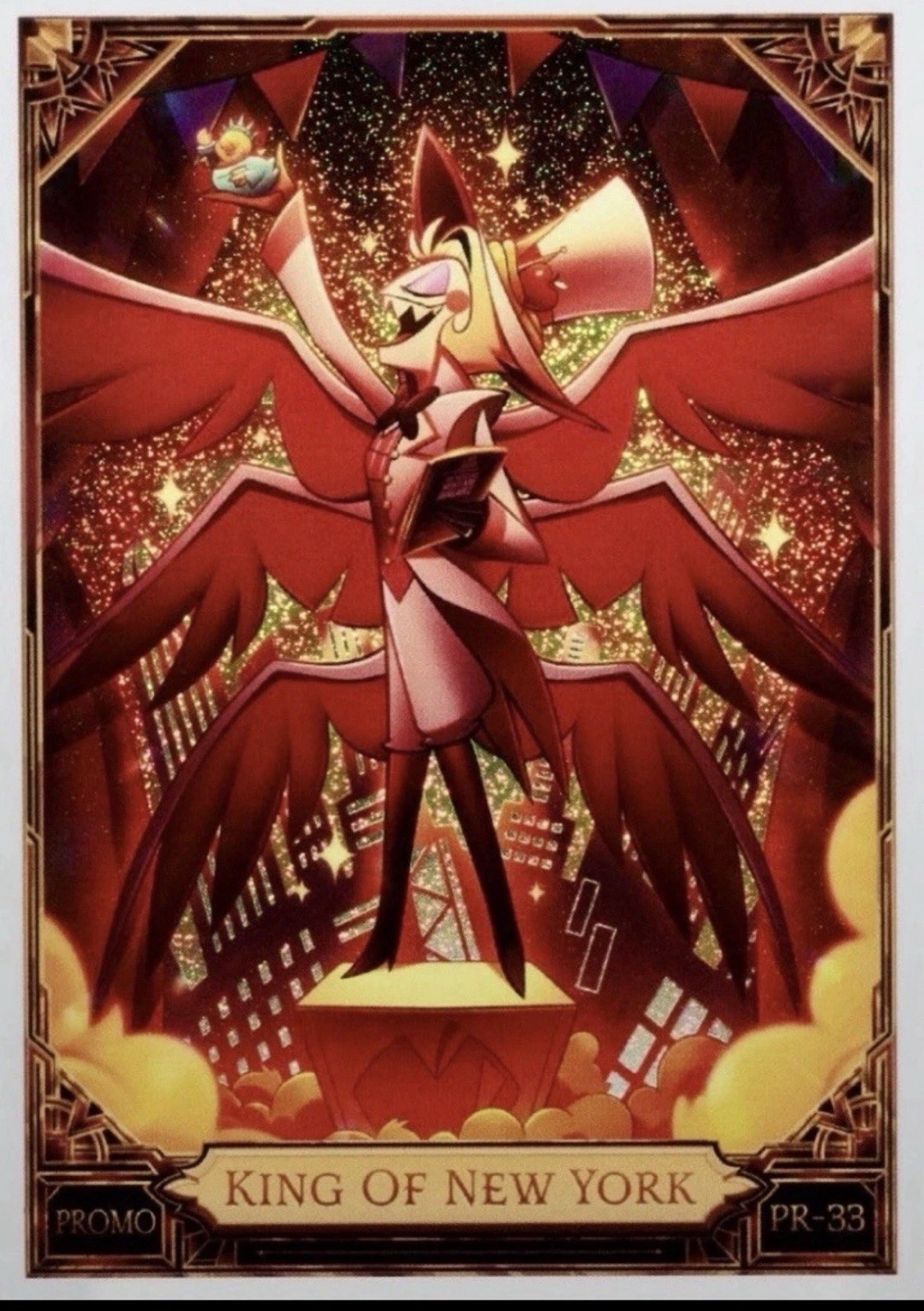 Hazbin Hotel Lucifer King of New York Comic Con Promo Card NYCC 2026