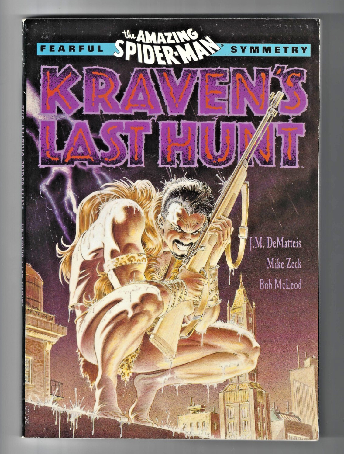 The Amazing Spider-Man Kraven\'s Last Hunt Fearful Symmetry Marvel 1st Printing The Amazing Spider-Man Kraven\'s Last Hunt Fearful Symmetry Marvel 1st Printing