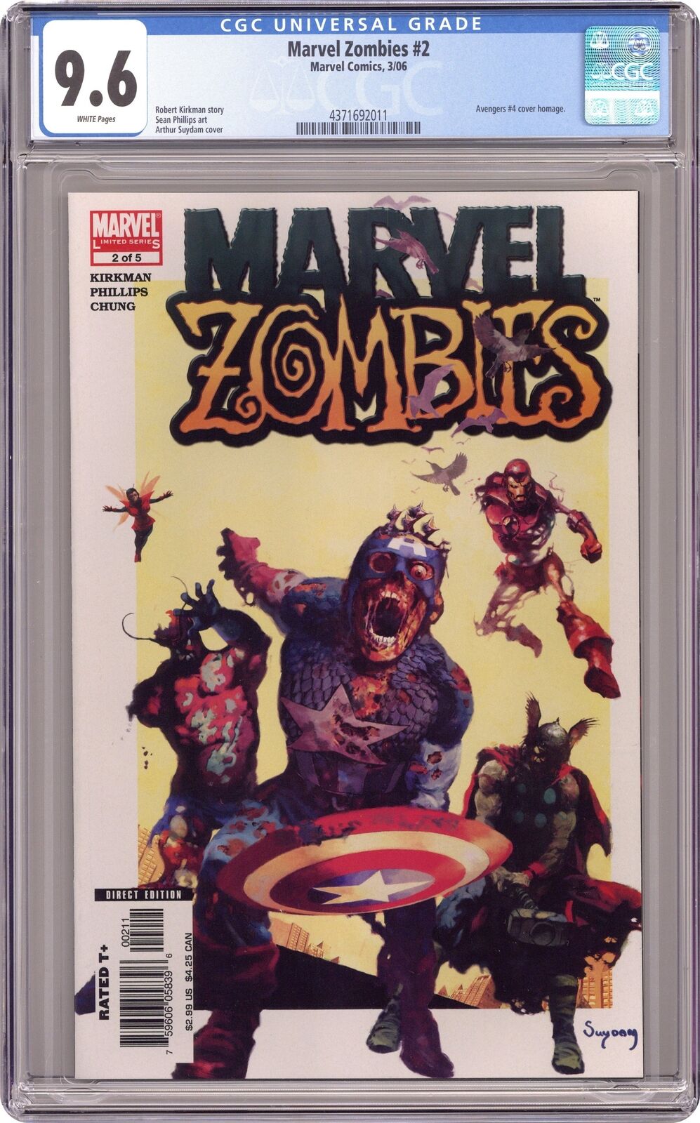 Marvel Zombies #2 CGC 9.6 2006 4371692011