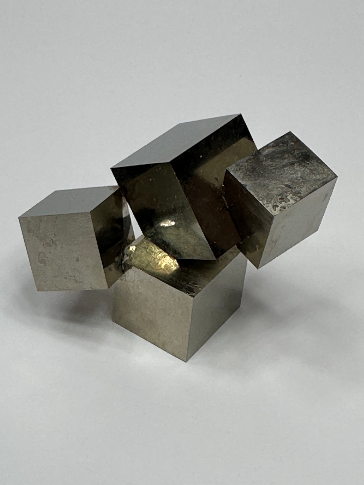 LARGE Rare Lusterous Entwined Interlocking Rectangle Pyrite Cube Cluster_Spain LARGE Rare Lusterous Entwined Interlocking Rectangle Pyrite Cube Cluster_Spain