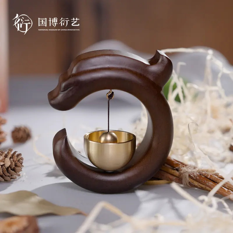 The National Museum of China Jade Dragon Wind Chime Magnetic Fridge Magnet