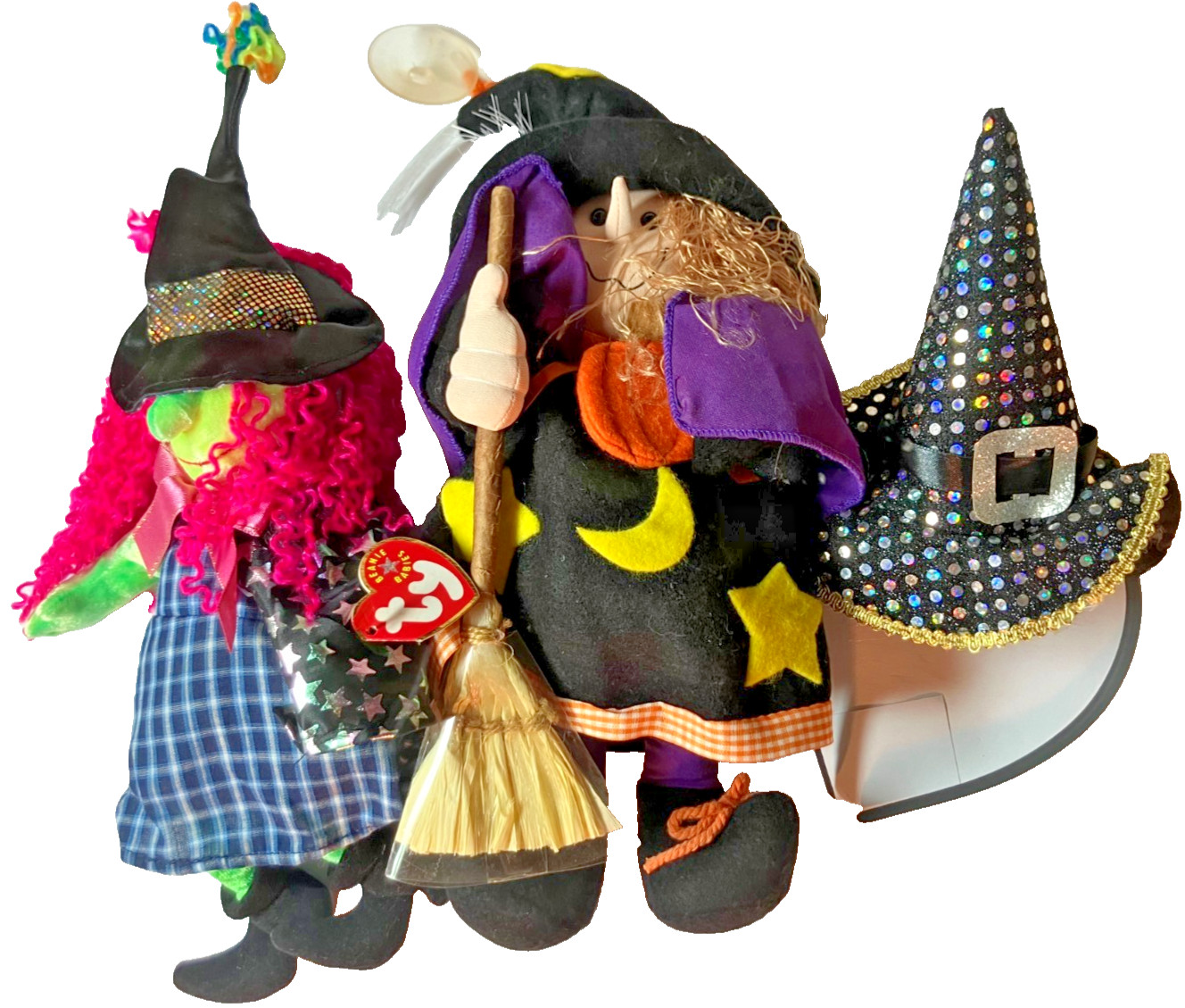 Ty Beanie Scary the Witch Halloween Plush & Fiber Optic Glowing Plushees Witch Ty Beanie Scary the Witch Halloween Plush & Fiber Optic Glowing Plushees Witch