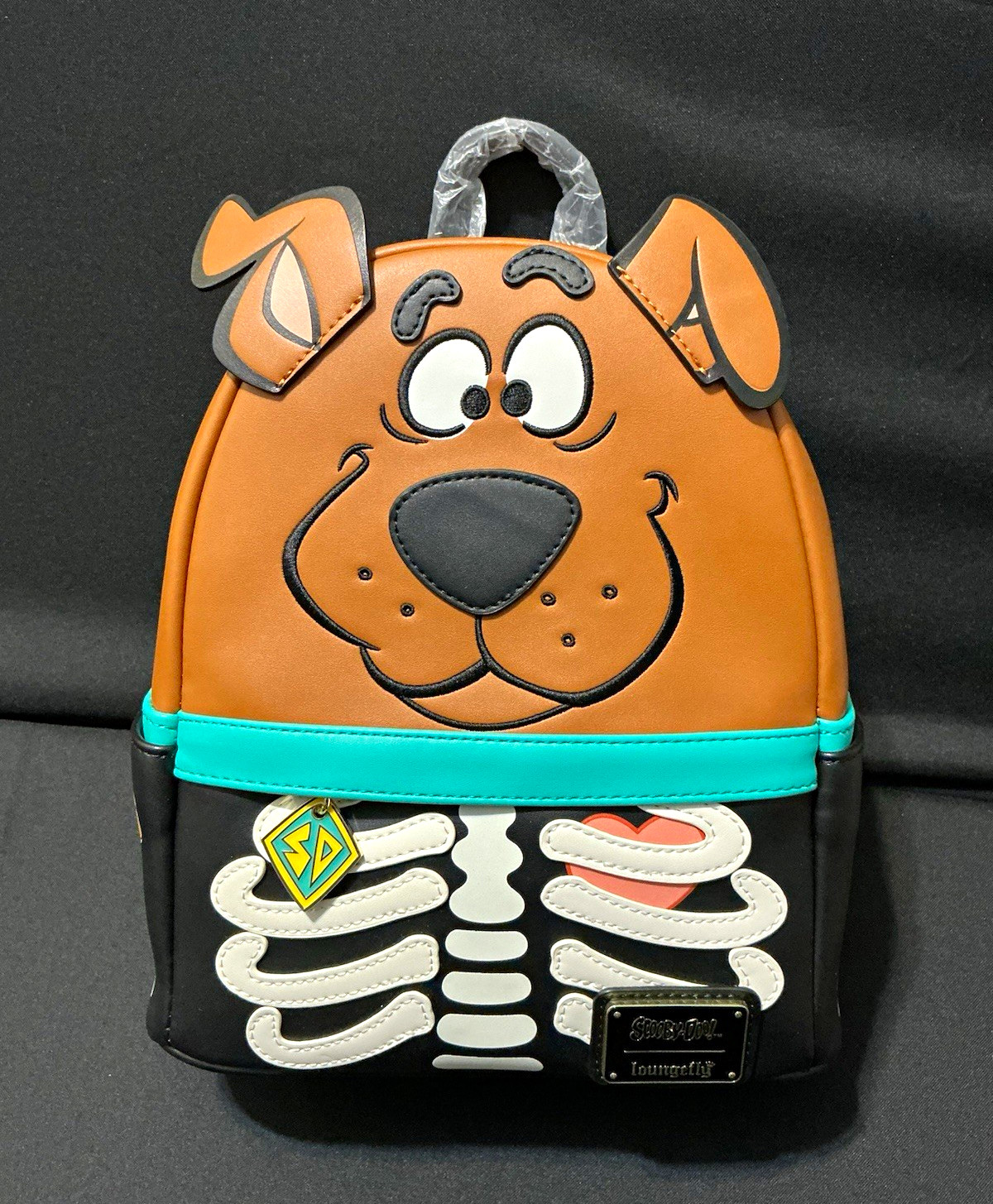 Loungefly Scooby-Doo Glow in the Dark Mini Backpack Adjustable Scooby Snacks