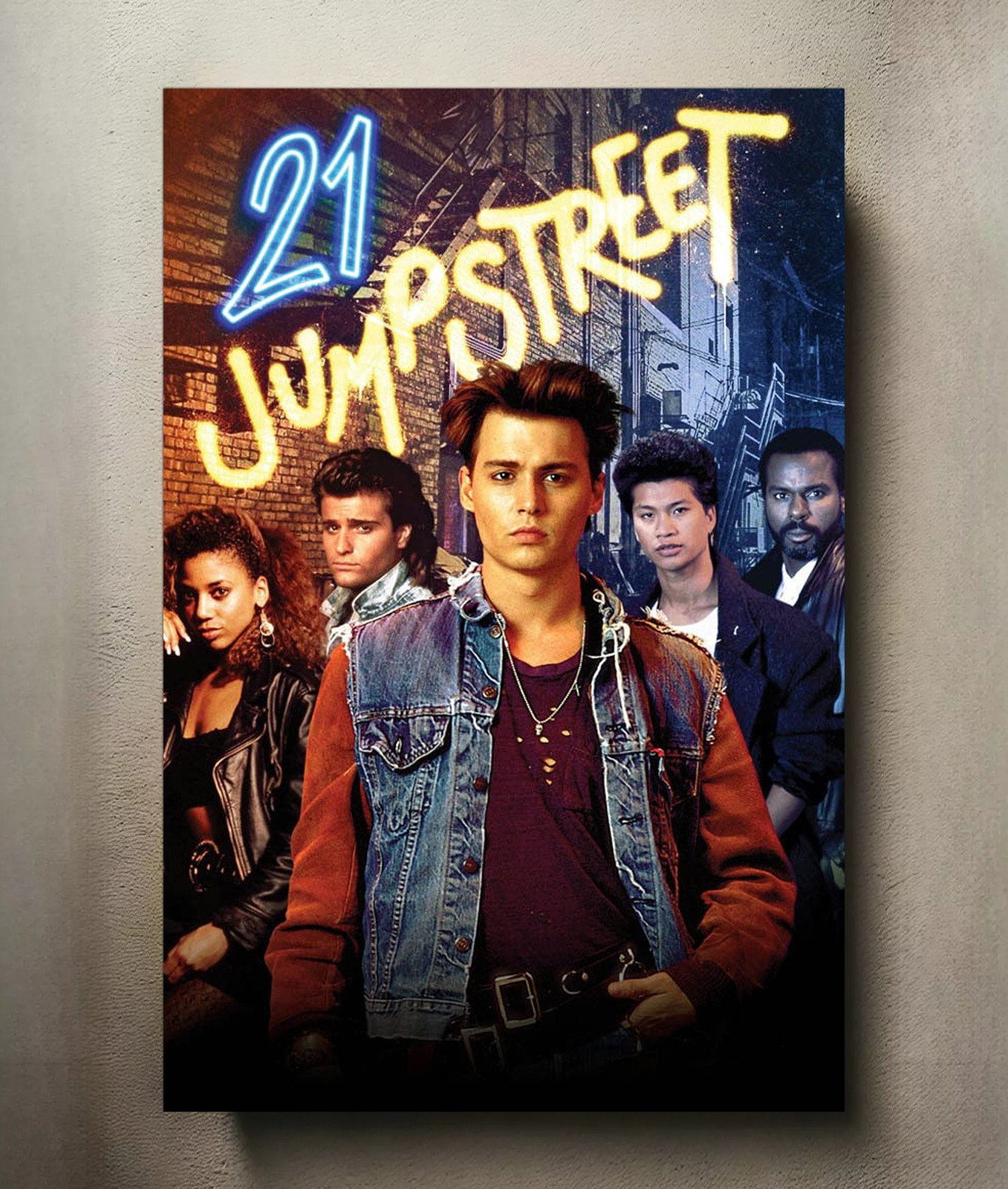 21 Jump Street 8x12 Metal TV Show Poster Sign