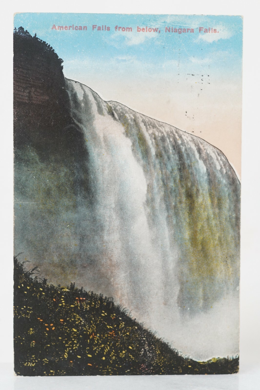 American Falls From Below Niagara Falls, American Falls Postcard c.1915 American Falls From Below Niagara Falls, American Falls Postcard c.1915