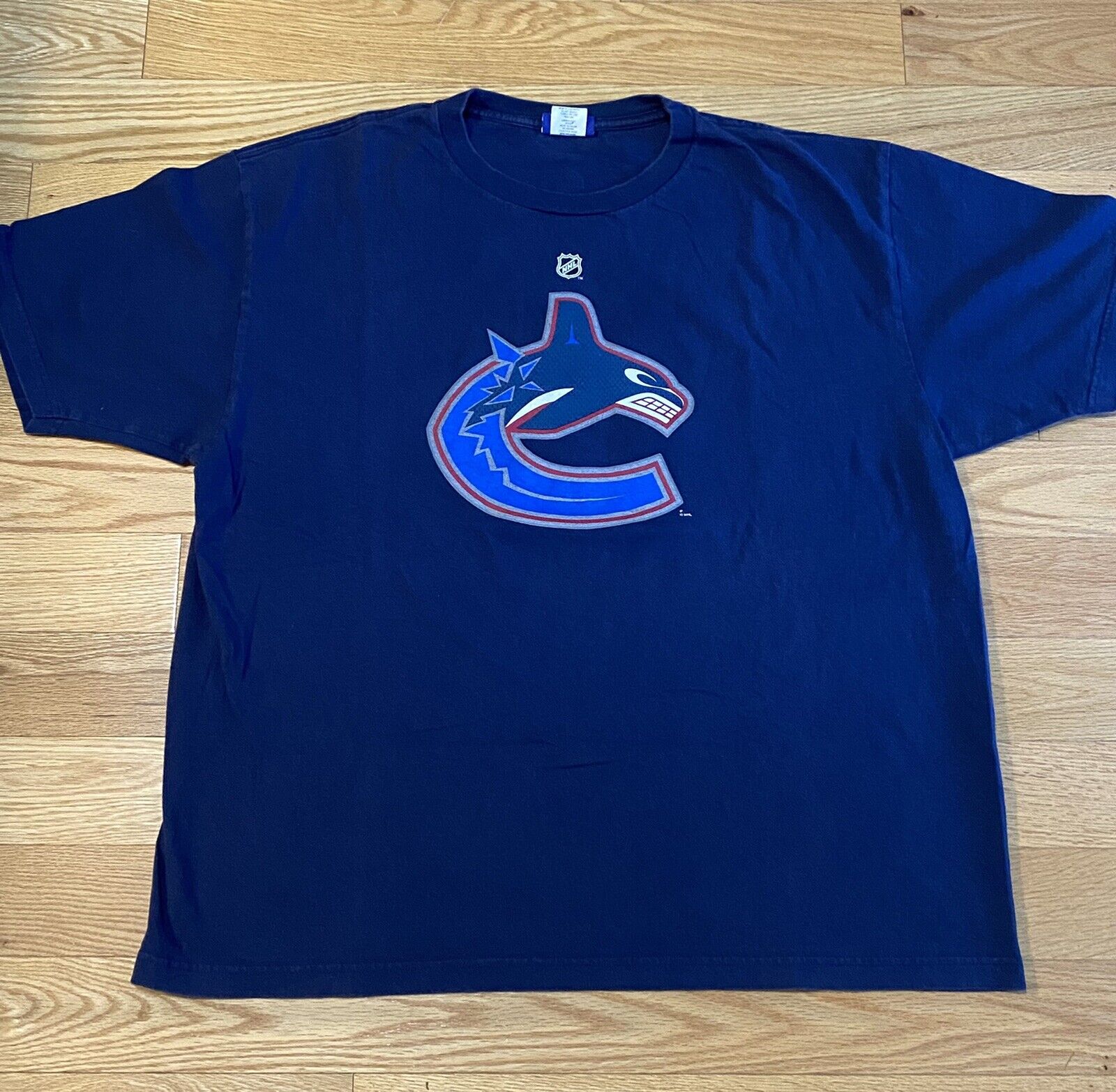 NHL Vancouver Canucks Trevor Linden Reebok Tee T Shirt XXL Clean