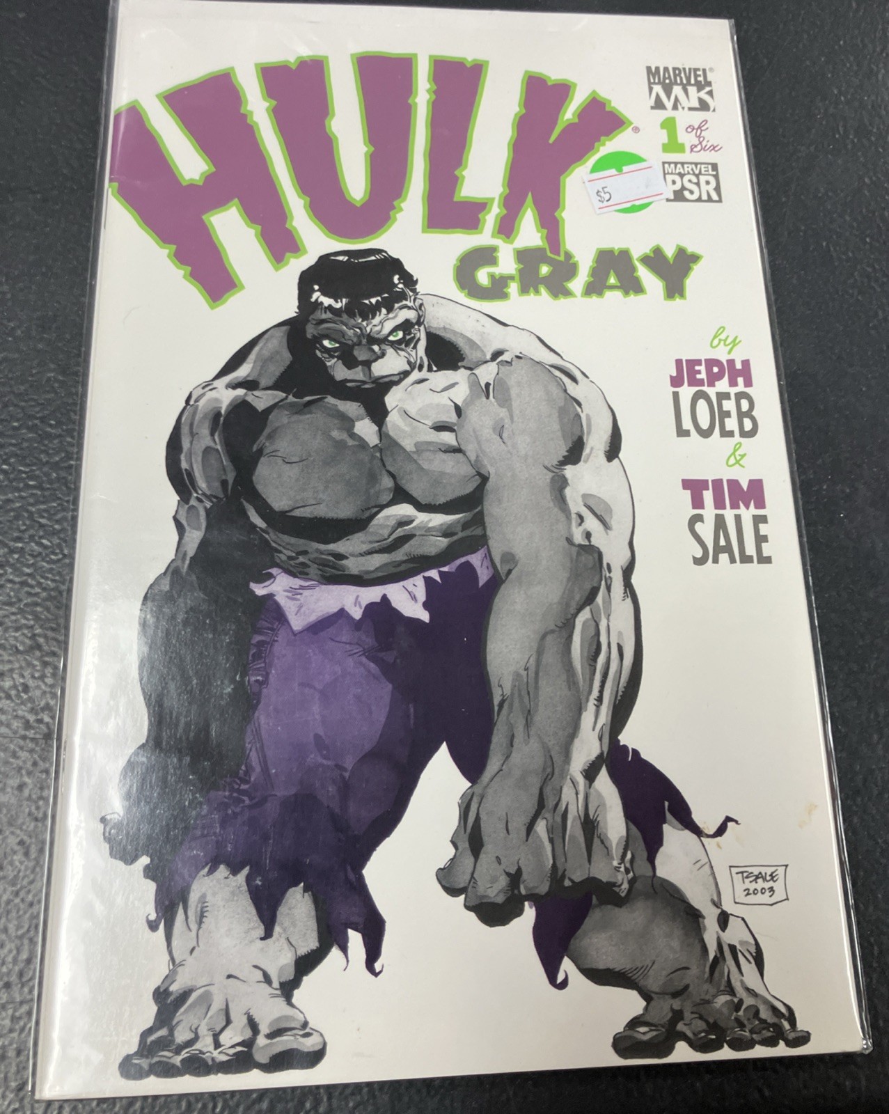 Hulk Gray #1-6 Complete Set Jeep Loeb, Tim Sale, 2003 Hulk Gray #1-6 Complete Set Jeep Loeb, Tim Sale, 2003