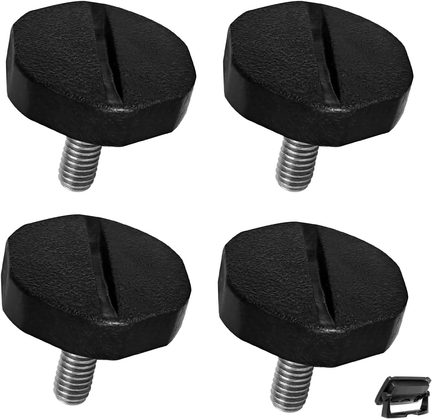 5mm Cb Radio Mounting Bracket Screws, 5mm Black Plastic Radio Bracket Knobs Repl 5mm Cb Radio Mounting Bracket Screws, 5mm Black Plastic Radio Bracket Knobs Repl