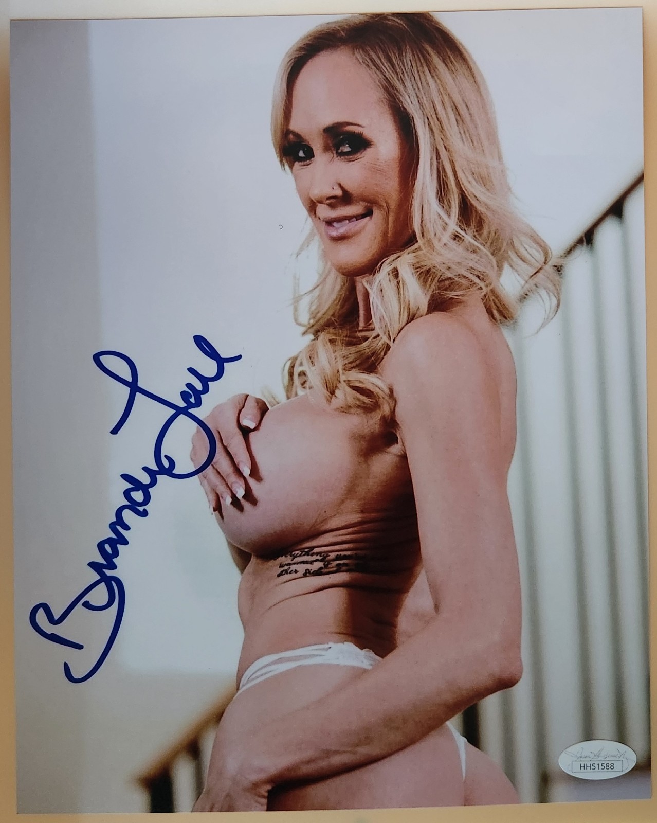 Brandi Love Signed 8x10 Authentic  Photo - Autograph with Tamper Proof JSA