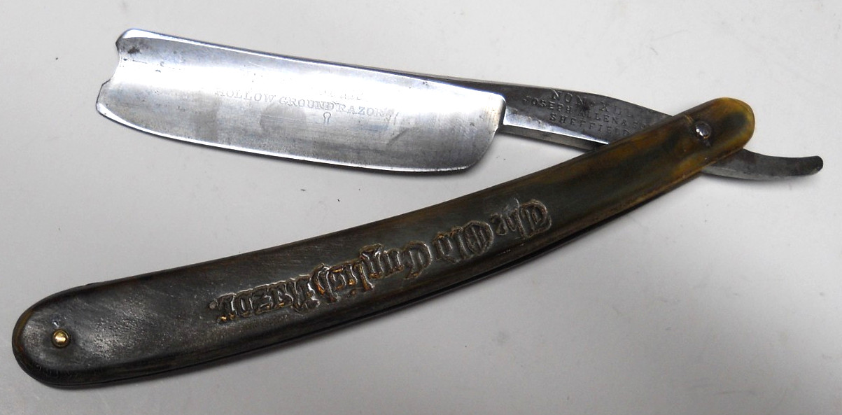 Antique 1800`s Joseph Allen & Sons NON-XLL Sheffield Straight Razor, 13/16\ Antique 1800`s Joseph Allen & Sons NON-XLL Sheffield Straight Razor, 13/16\