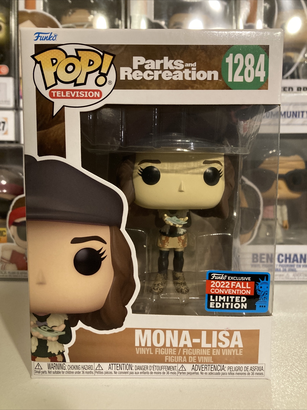 Funko Parks and Recreation Mona-Lisa NYCC 2022 Shared Sticker Exclusive Funko Parks and Recreation Mona-Lisa NYCC 2022 Shared Sticker Exclusive